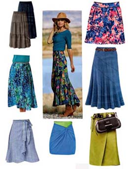 Tie-front, A-line, Tiered, so many skirt styles in 2023 Spring-Summer fashion